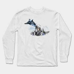 Fighter pilot Long Sleeve T-Shirt